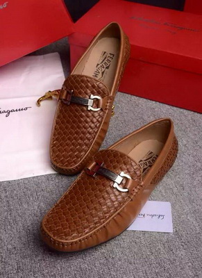 Salvatore Ferragamo Business Casual Men Shoes--021